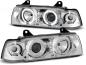 Preview: Scheinwerfer Angel Eyes für BMW 3er E36 Cabrio Coupe Bj. 92-99 Chrom
